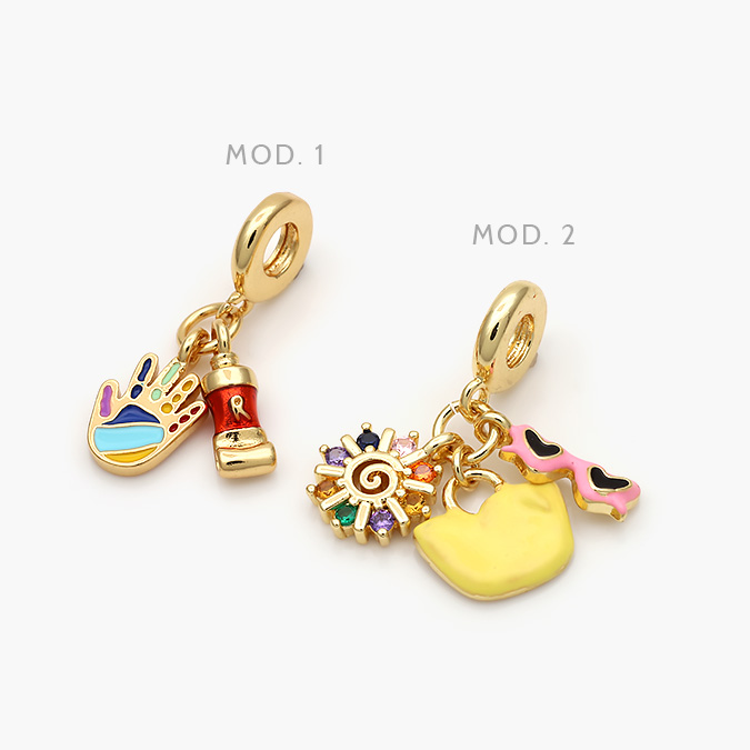 CCH0128 Dije Armado Playa Chapa de Oro 128 - Image 1