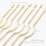 Esclava 4mm. Chapa de Oro 11 - Image 2