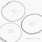 Pulso Tenis 1.5mm. Chapa de Rodio 668