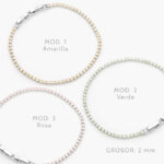 Pulso Tenis 2mm. Chapa de Rodio 669