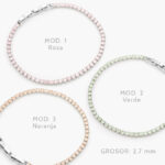 Pulso Tenis 2.7mm. Chapa de Rodio 671