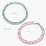 Pulso Tenis 6mm. Chapa de Rodio 675