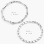 Pulso Tenis Zirconia Blanca Chapa de Rodio 679