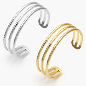 Brazalete Chunky Chapa de Oro 706