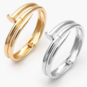 Brazalete Chunky Chapa de Oro 715