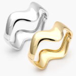 Brazalete Chunky Chapa de Oro 721