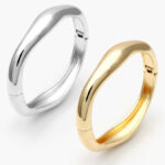 Brazalete Chunky Chapa de Oro 727