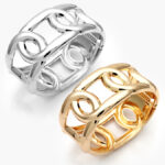 Brazalete Chunky Chapa de Oro 736