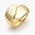 Brazalete Chunky Chapa de Oro 737