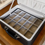 Maletín organizador de joyería - Vinipiel gris oxford - Image 5