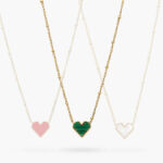 Collar Corazon Acero Inoxidable 596
