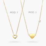 Collar Corazon Acero Inoxidable 598