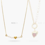Collar Corazon Acero Inoxidable 599