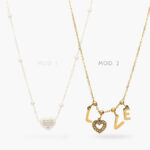 Collar Corazon LOVE Acero Inoxidable 604