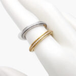 Anillo Giratorio Zirconia Acero Inoxidable 592