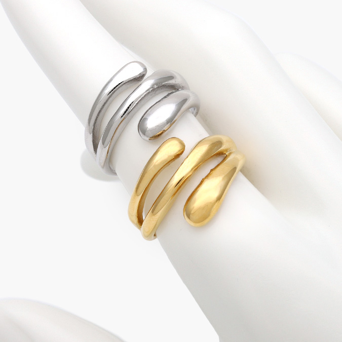 AB0605 Anillo Chunky Acero Inoxidable 605 - Image 1