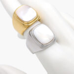 Anillo Chunky Madre Perla Acero Inoxidable 621