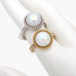 Anillo Madre Perla Acero Inoxidable 625