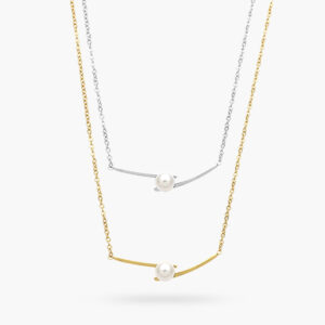 Collar Perla Acero Inoxidable 564