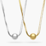 Collar Esfera Acero Inoxidable 565