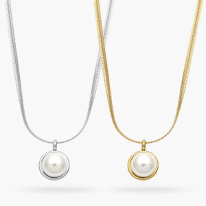 Collar Perla Acero Inoxidable 566