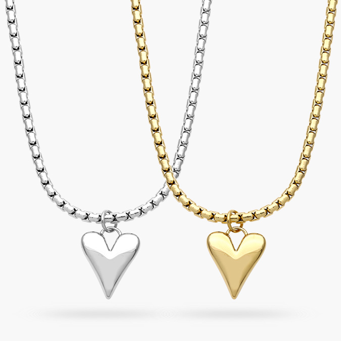 AD0569 Collar Corazón Acero Inoxidable 569 - Image 1