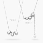 Collar Chunky Perla Acero Inoxidable 584