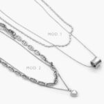 Layer Corazón Perla Acero Inoxidable 482