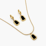 Juego Esmalte/Madre Perla Acero Inoxidable 0155 - Negro