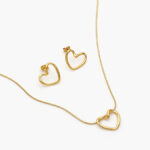 Juego Corazón Acero Inoxidable 158