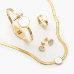 Juego 4pzs Madre Perla Acero Inoxidable 173