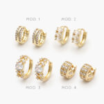 Huggies Zirconia Chapa de Oro Grupo 10