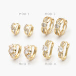 Arracadas Chapa de Oro Grupo 13