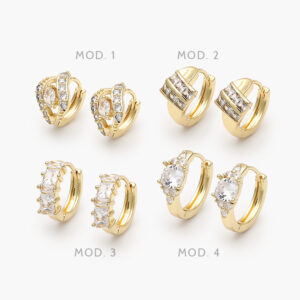 Huggies Zirconia Chapa de Oro Grupo 15