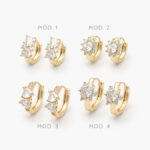 Huggies Zirconias Chapa de Oro Grupo 17