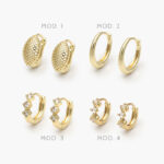 Arracadas Chapa de Oro Grupo 2