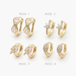 Huggies Zirconia Chapa de Oro Grupo 28