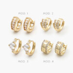 Huggies Zirconia Chapa de Oro Grupo 30