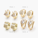 Huggies Zirconia Chapa de Oro Grupo 32