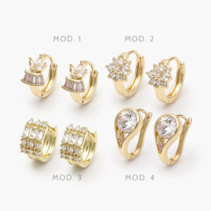 Huggies Zirconia Chapa de Oro Grupo 32