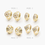 Arracadas Chapa de Oro Grupo 5