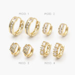 Arracadas Chapa de Oro Grupo 8