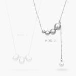 Collar Chunky Perla Acero Inoxidable 584