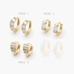 Huggies Zirconia Chapa de Oro Grupo 26