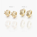 Huggies Zirconia Blanca Chapa de Oro Grupo 31 - Modelo 4