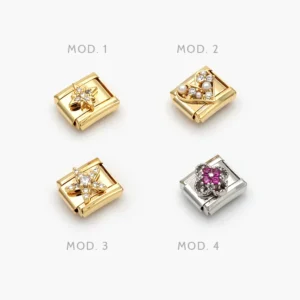 Charm Zirconias Acero Inoxidable Grupo 225