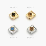 Charm Flor Trébol Acero Inoxidable Grupo 228