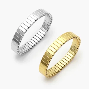 Brazalete Elástico 11mm. Acero Inoxidable 732