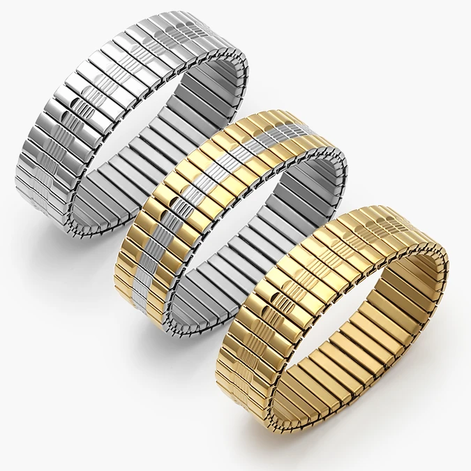 AP0752 Brazalete Elástico Acero Inoxidable 752 - Image 1