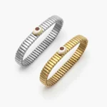 Brazalete Elástico Ojo Turco Acero Inoxidable 799